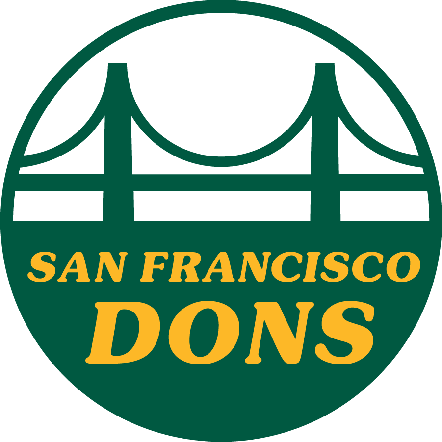 San Francisco Dons 1974-1993 Primary Logo diy DTF decal sticker